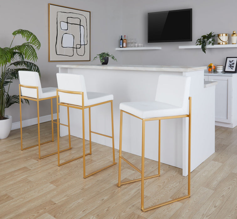 Fuji - Contemporary Design High Back Barstool