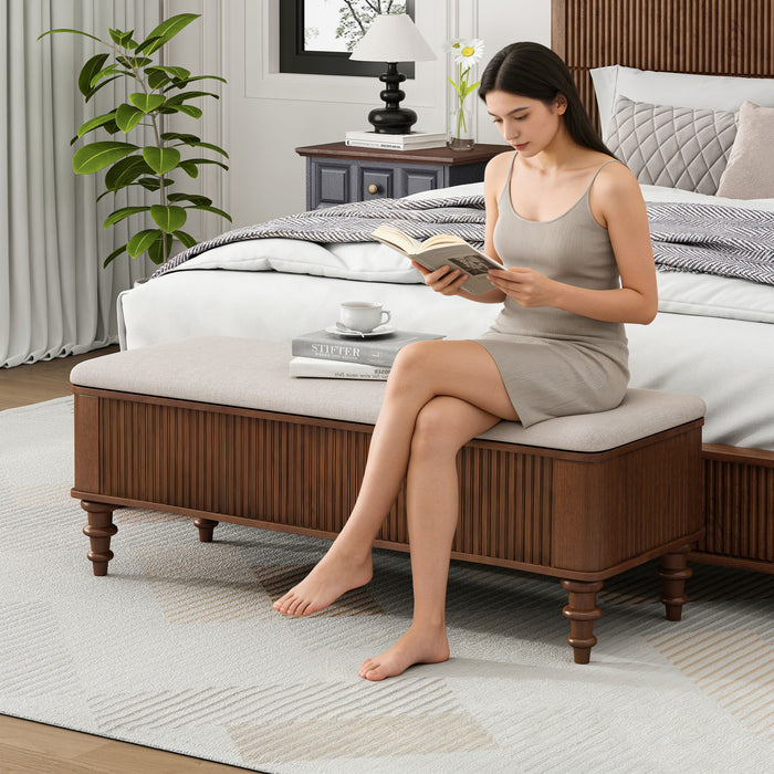 Multi Functional Storage Ottoman Bench