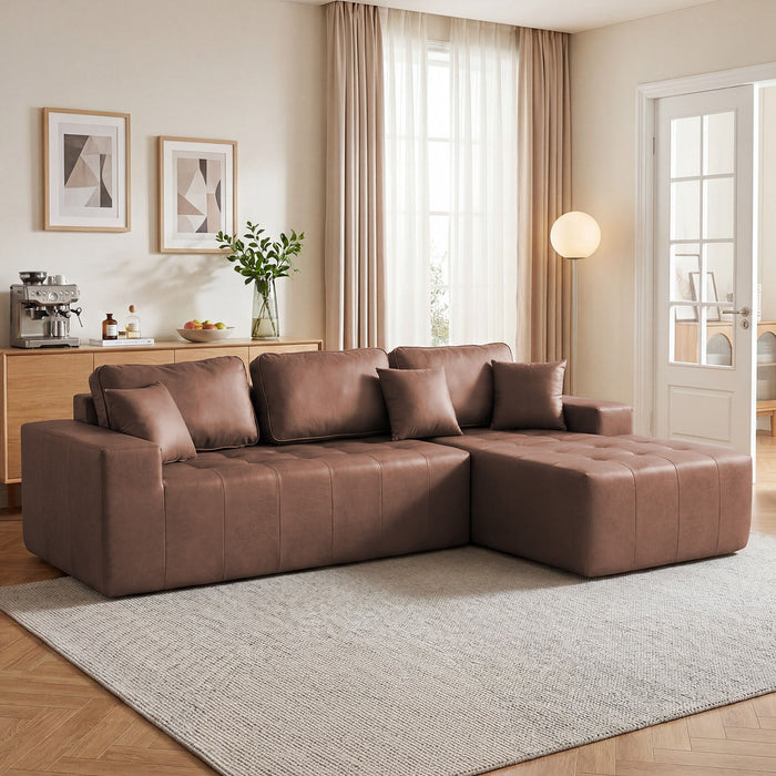 L - Shaped Corner Chaise Sofa Bed