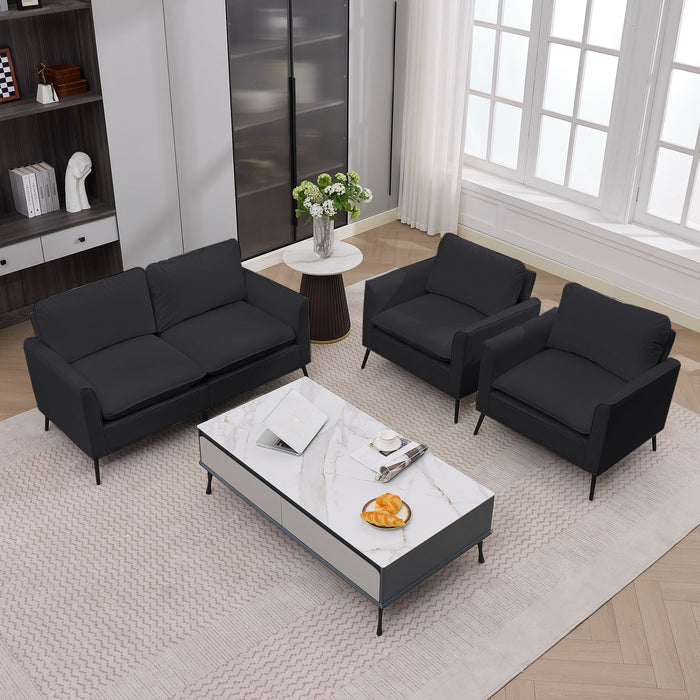 Upholstered Sofa Loveseat For Living Room