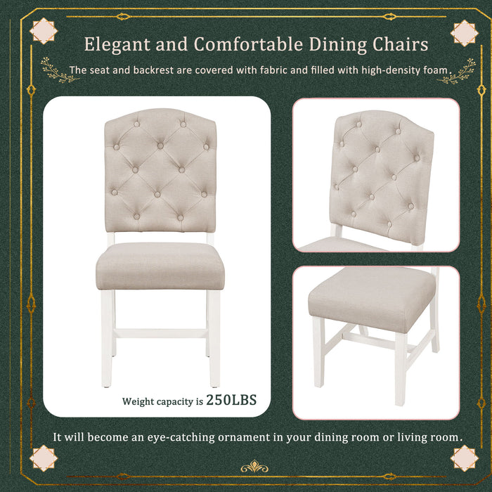 Retro Style Dining Chair Set