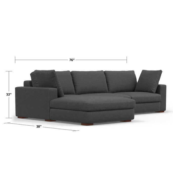 Charlie - Upholstered Deep Seater Sectional Sofa