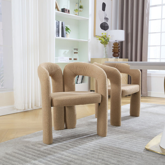 Coolmore Contemporary Designed Accent / Dining Chair With Armrests