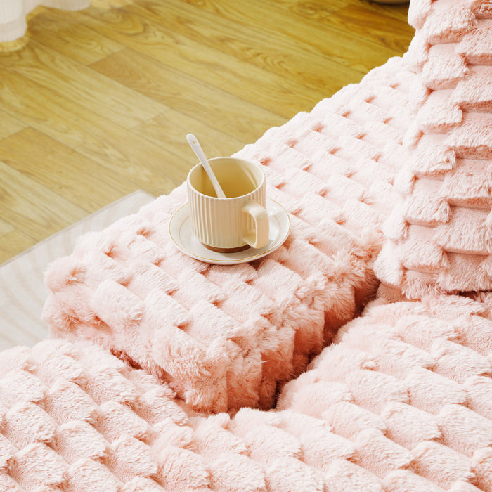 Double Chaise Lounge With Full Compressed Sponge