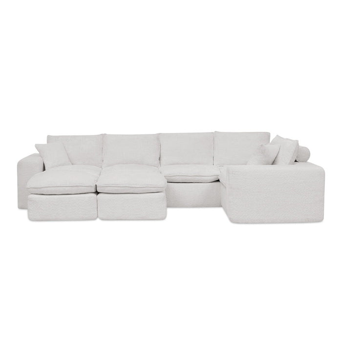 Sectional Sofa With Moveable Ottoman
