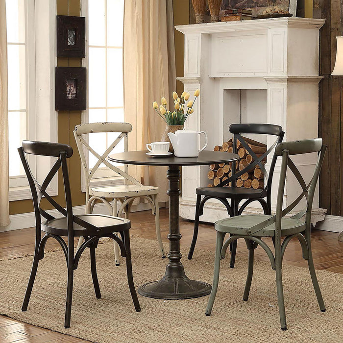 Round Dining Table & Pedestal Base - Brown