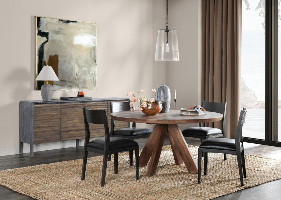 Rodrigo - Round Dining Table - Hickory Brown