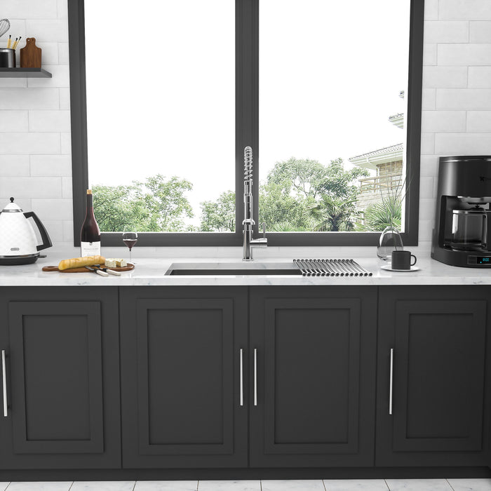 Modern Undermount Stainless Steel Kitchen Sink 16 Gauge, Deep Single Bowl