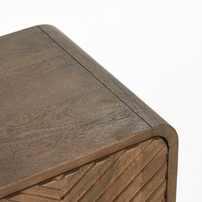 Holmes - 4 Door Sideboard - Artisan Brown