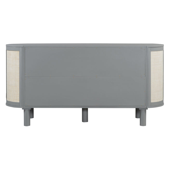 Murphy Bed With Hidden Storage & Modern Woven Design