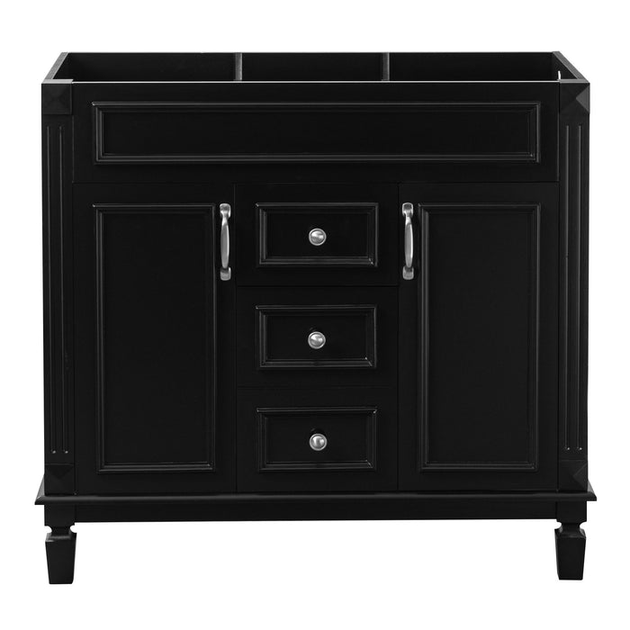 Bathroom Vanity Cabinet With 2 Soft Closing Doors And 2 Drawers