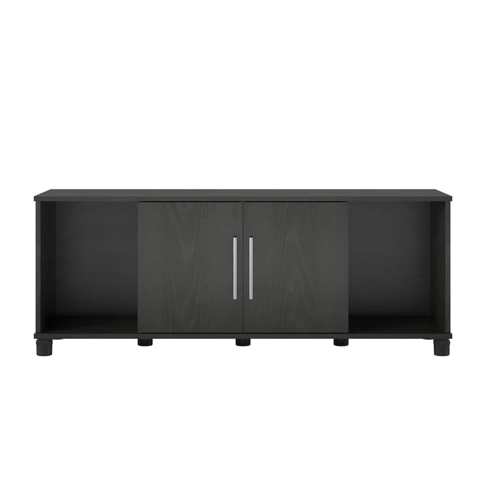 Systembuild Evolution Camberly - Shoe Storage Bench - Black Brown