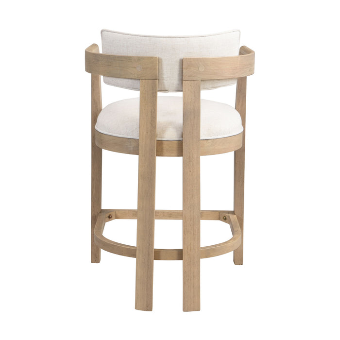 Contemporary Upholstered Counter Stools Set