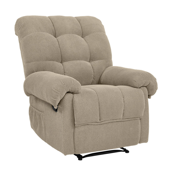 Manual Recliner, Padded Footrest