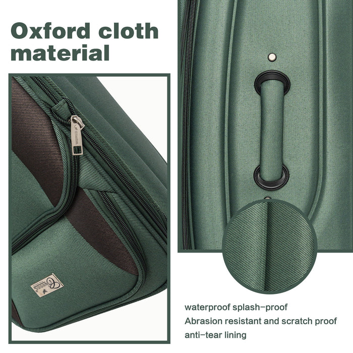 4 Piece Set Softshell Luggage