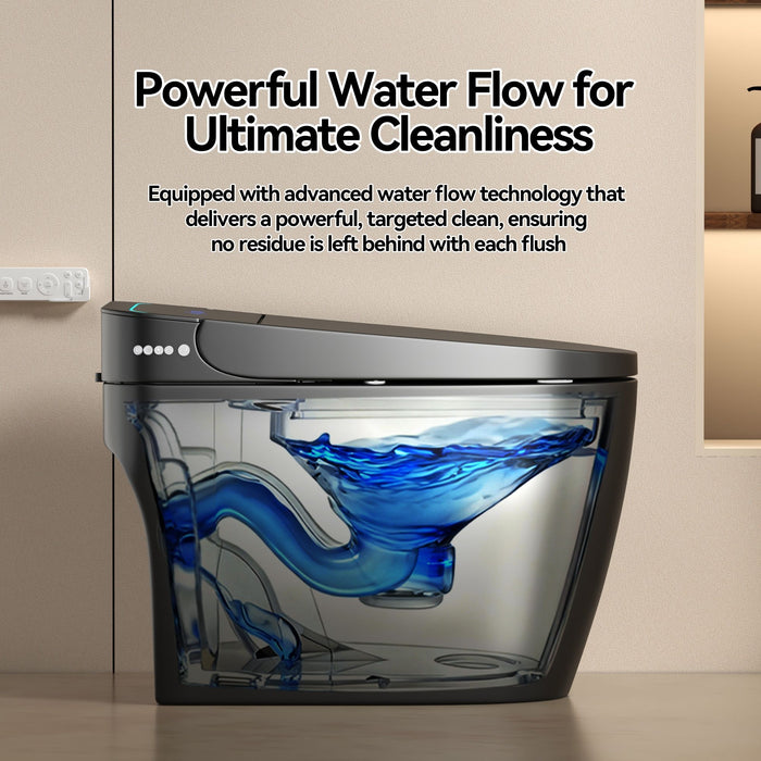 Smart Bidet Toilet With Auto Open / Close Seat