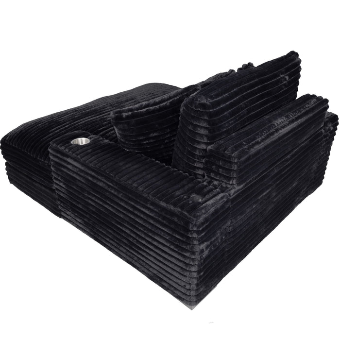 Chaise Lounge With 2 Cup Holders And USB Ports