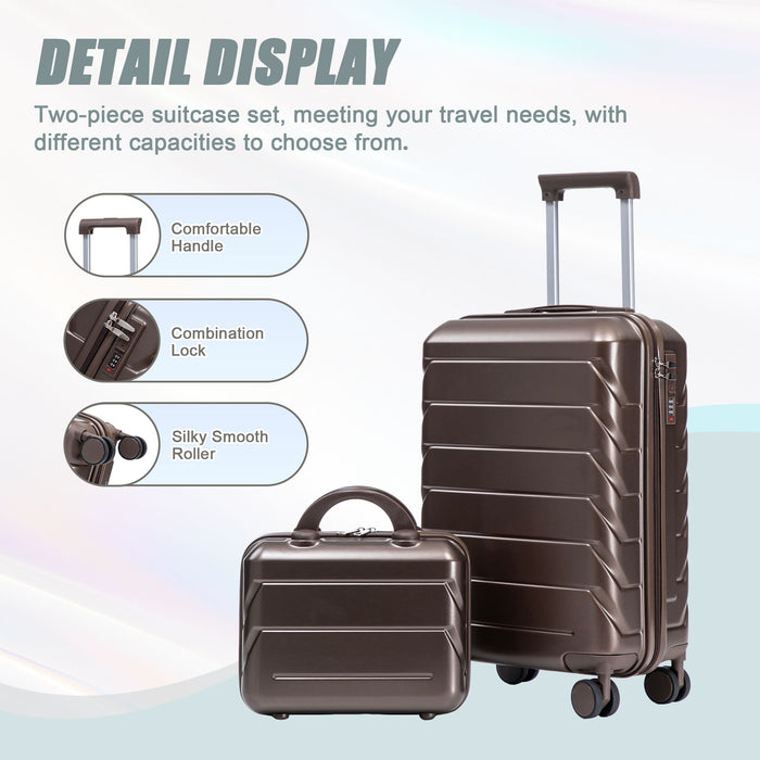 Spinner Luggage Set With Combination Lock