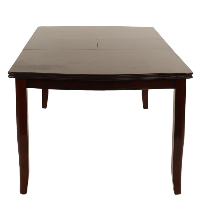 7 Piece Set, Dining Table With Butterfly Leaf And 6 Side Chairs - Espresso