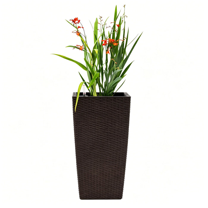 Indoor Outdoor Planter With Automatic Watering System