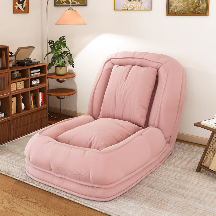 Upholstered Foldable Lazy Sofa Bed For Adults And Pets