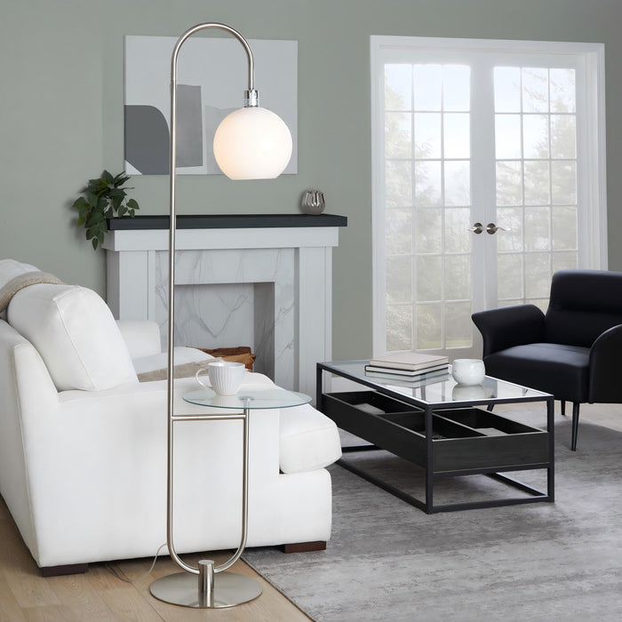 Trombone - Contemporary / Glam Floor Lamp