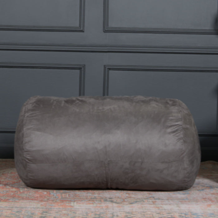 Michael - Modern Cylindrical Suede Bean Bag Chair