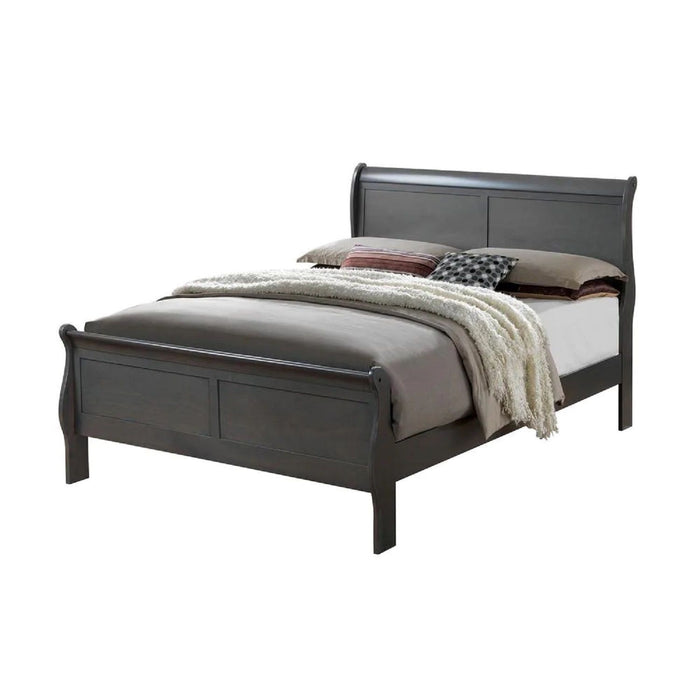 Louis Phillipe Sleigh Bed