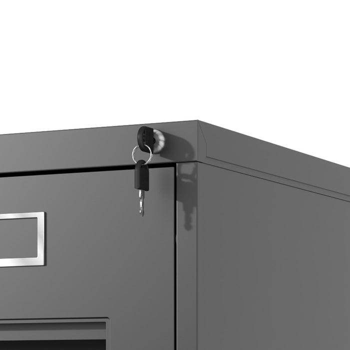 Premium Drawer File Cabinet With Lock, Metal Vertical Design, A4 Legal / Letter Size
