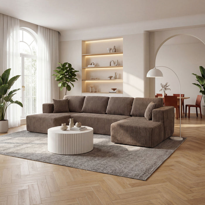 U-Shape Modular Sectional Sofa For Living Room