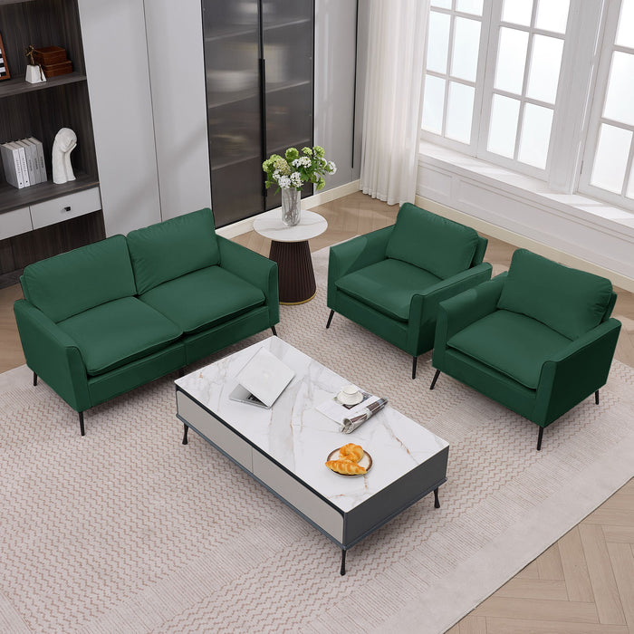 Upholstered Loveseat, For Living Room