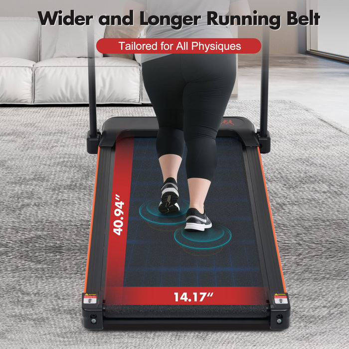 Treadmill With 8% Incline, Portable Treadmills For Home - Black