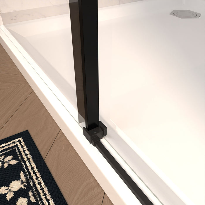 Frameless Single Sliding Shower Door