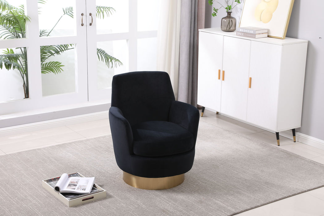 Teddy Swivel Barrel Chair, Swivel Accent Chairs Armchair For Living Room