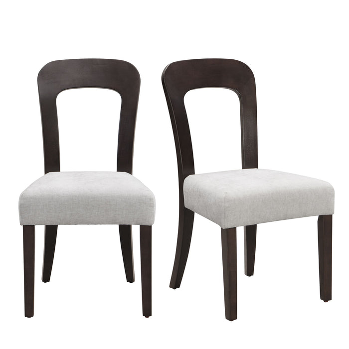 Upholstered Dining Chairs (Set of 2) - Gray