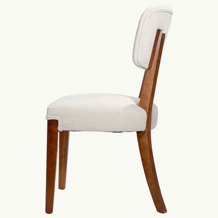 Contemporary Armless Dining Chairs (Set of 2)