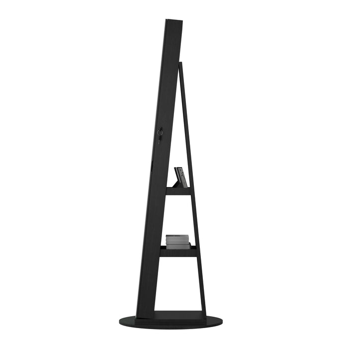 Swivel Jewelry Cabinet With Full Length Mirror