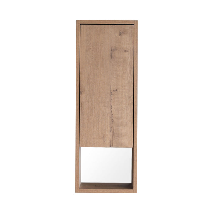 10" Wall Mounted Storage Cabinet, Bathroom Cabinet With Soft Close Door - Imitative Oak