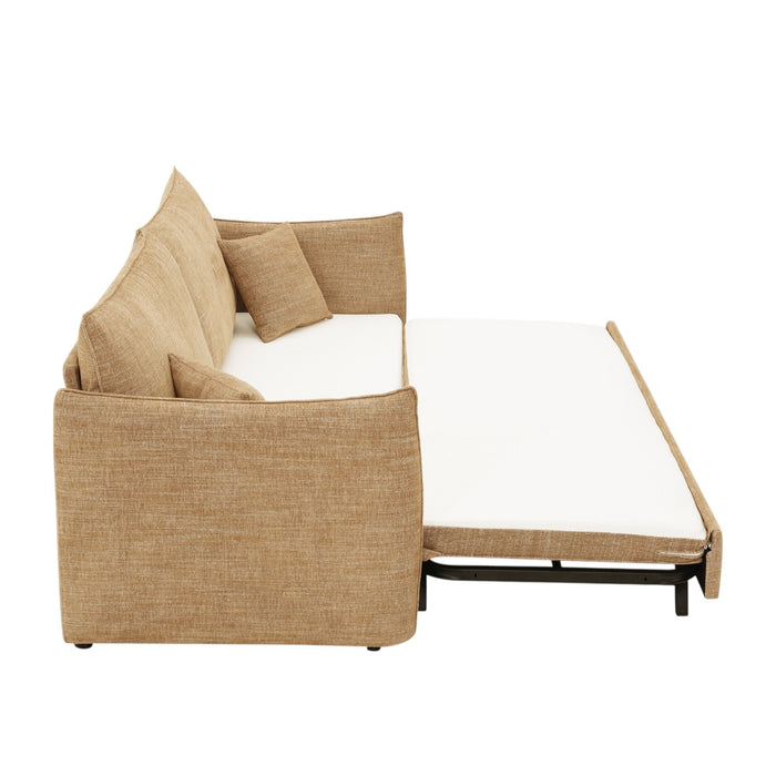 Cadie - Sofa With 2 Pillows - Mocha