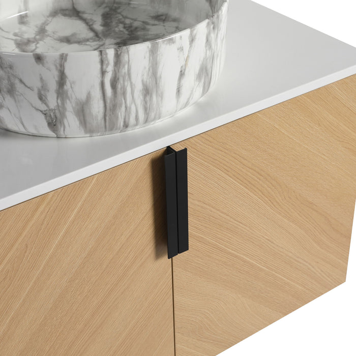 Wall Mounted Design Bathroom Vanity & Art Sink
