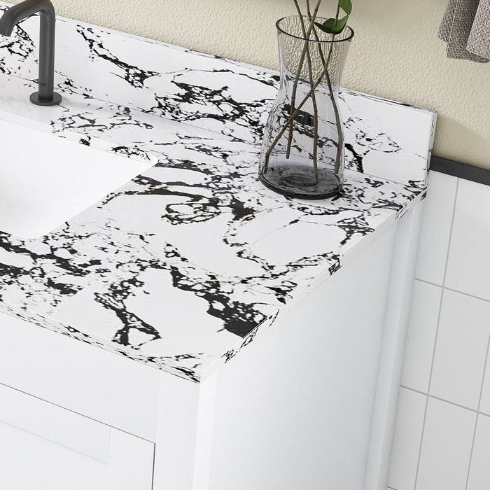 Bathroom Vanity & Storage - White