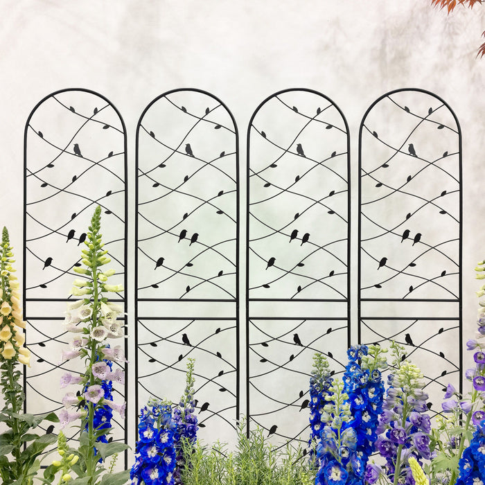 Garden Rustproof Trellis For Climbing Plants