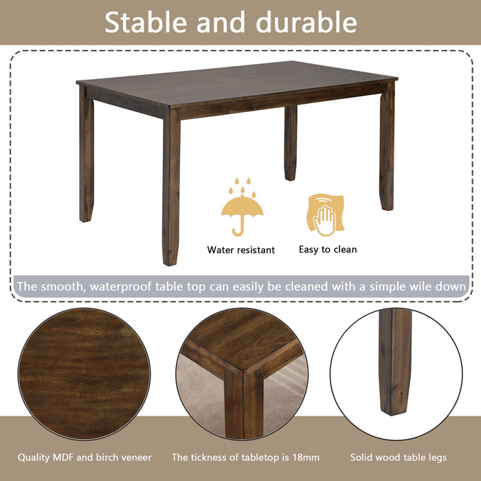 Kitchen Dining Set, Rectangular Dining Table