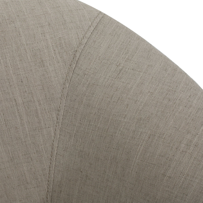 Contemporary Swivel Glider Chair With 360 Degree Rotation