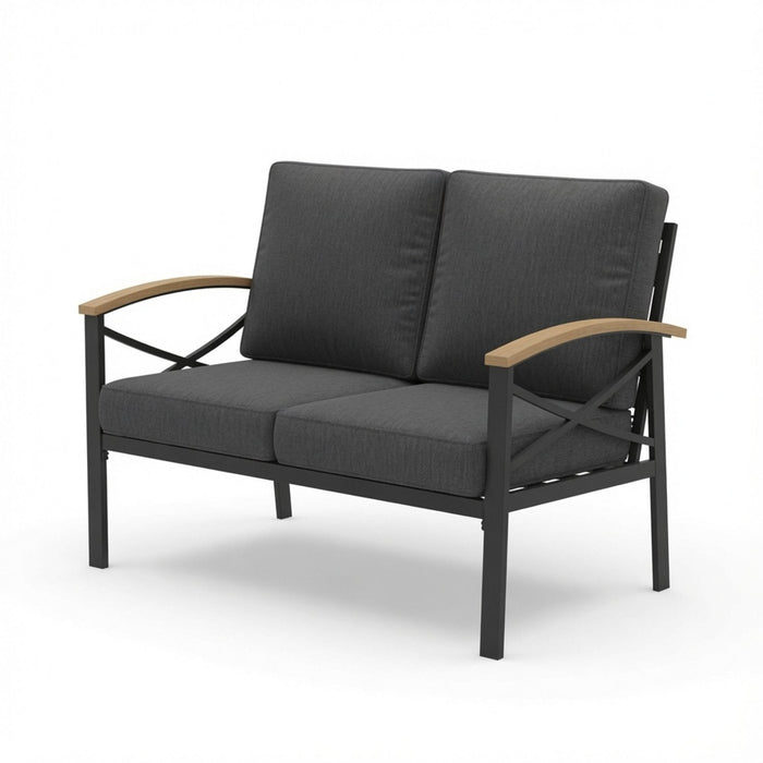 Outdoor Loveseat With Washable Cushions