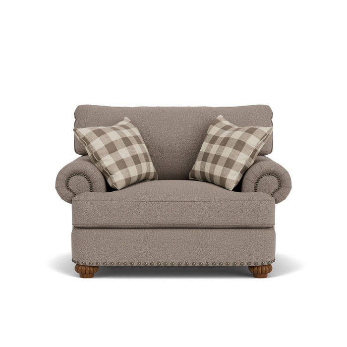 Patterson - Fabric Chair, Nailhead Trim