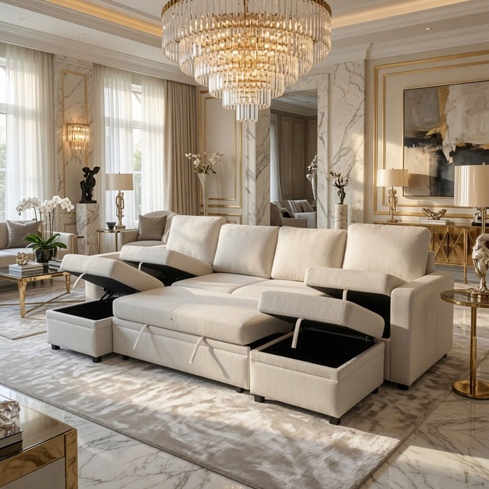 Square Ottoman For Living Room