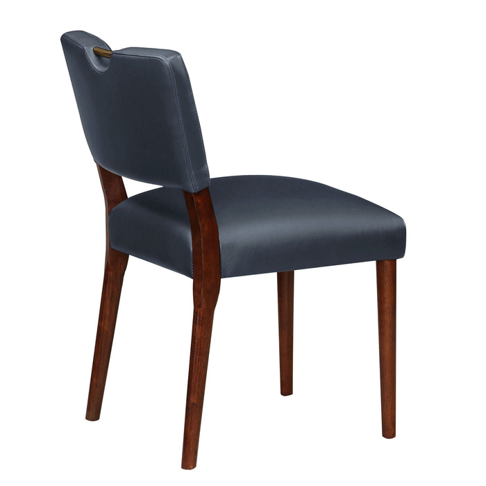 Bryson Retro Modern Dining Chair (Set of 2) - Dark Navy