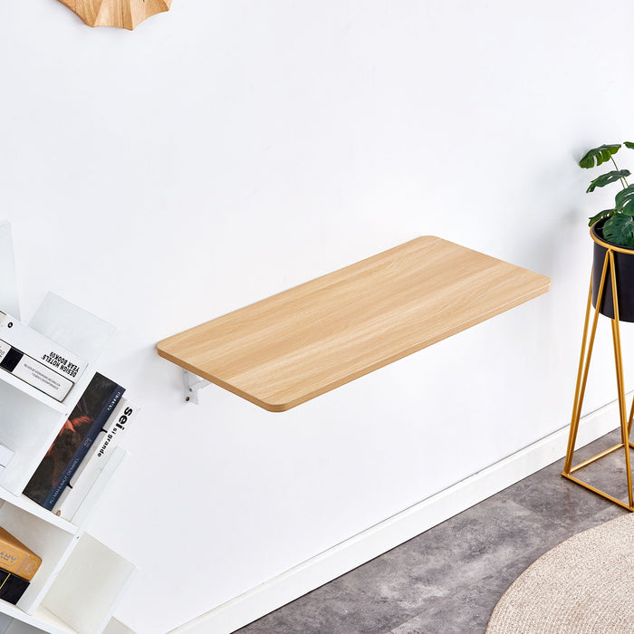Folding Table Wall Mounted Folding Table For Small Spaces, Fold Down Desk, Workbench