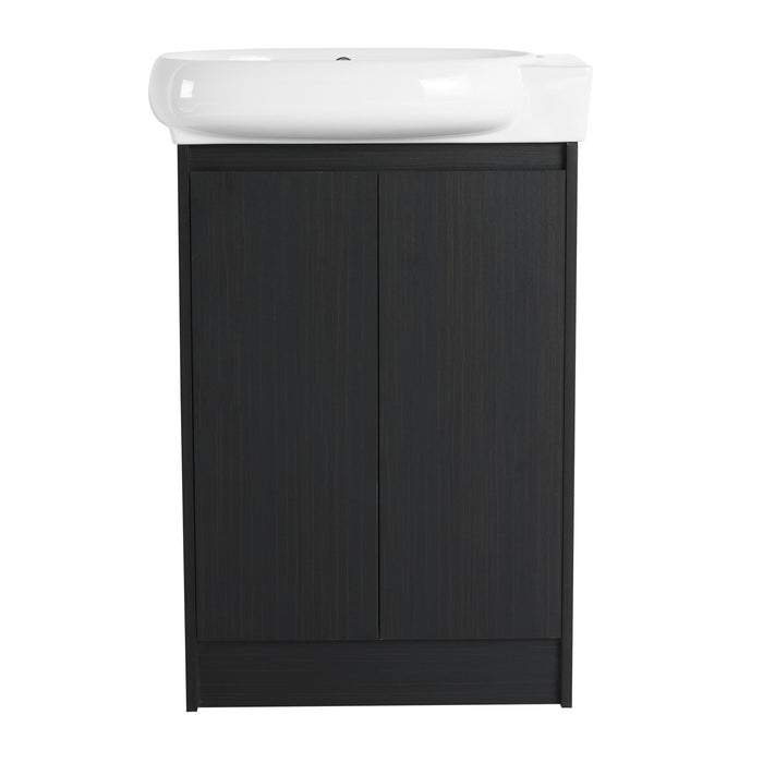 Freestanding Bathroom Vanity & Sink, Soft Close Doors
